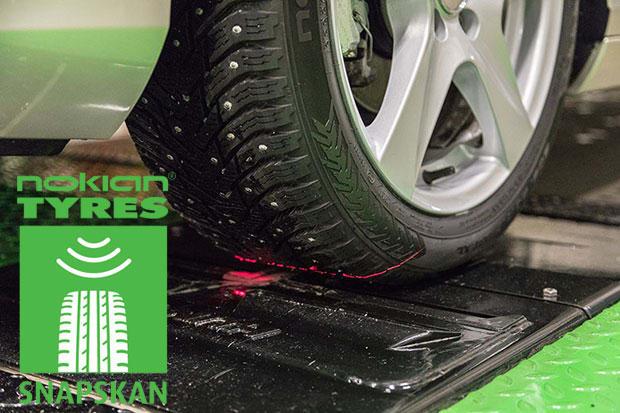 Nokian Tyres lanserar scanning av bildäck