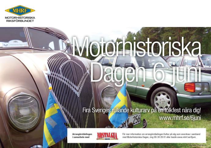 Motorhistoriskt firande över hela landet den 6 juni