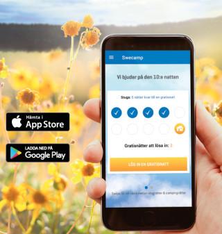 Swecamp lanserar appen "Upplev Swecamp"