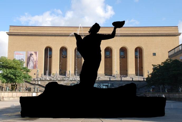 Foton på Poseidon-statyn i Göteborg får fortsättningsvis inte längre delas online.