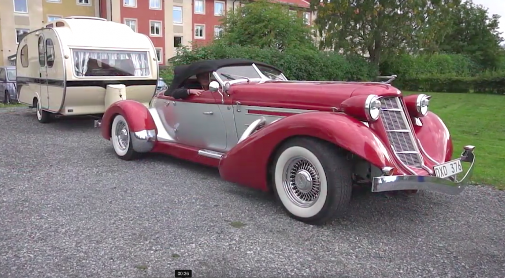 En husvagn blir pärla från vrak