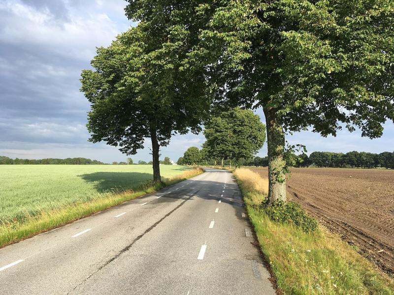 Osäkert att cykla på nya bygdevägar