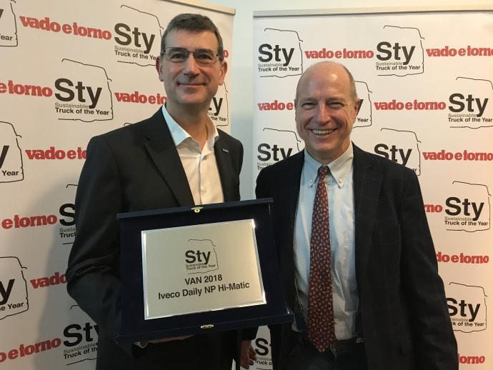 IVECO Daily fick priset ”Sustainable Truck of the Year”