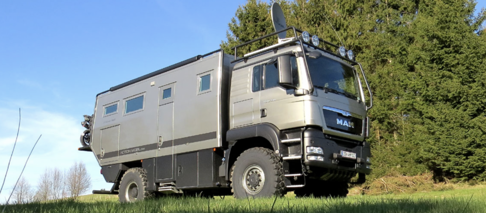 Action Mobil Atacama 5800 i sin rätta miljö. Foto: Action Mobil