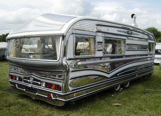 En glittrande husvagn