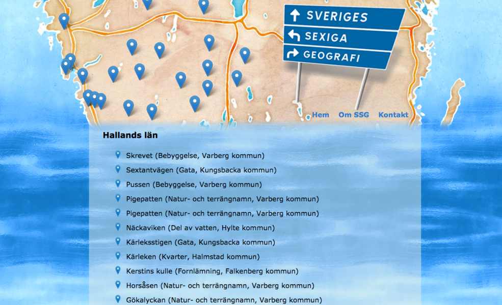 Ortsnamn med extra schwung