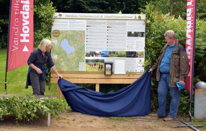 Hovdala vandringscentrum invigt