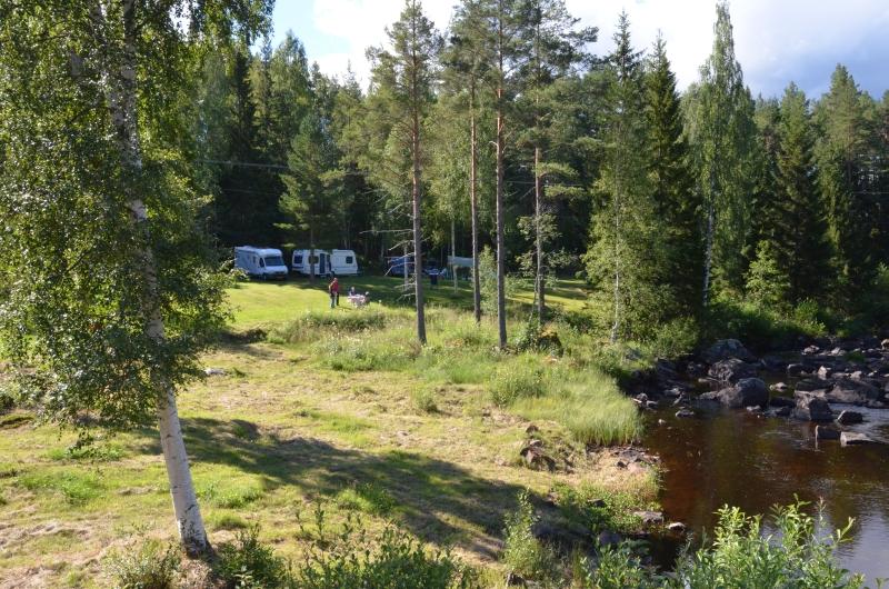 Ängra camping utrymms på grund av skogsbrand