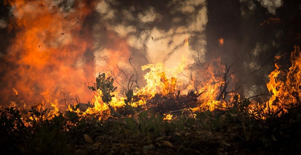 Brand på campingen kan ske lätt i det torra vädret