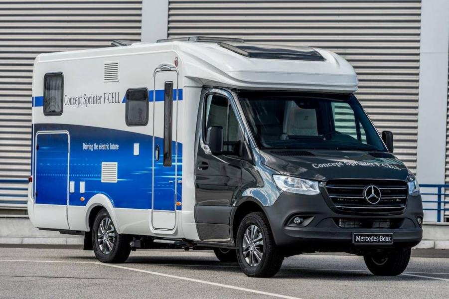Mercedes visar upp ny teknik för husbil