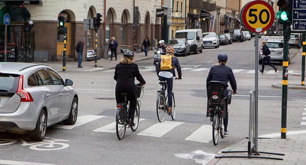 Nu behöver cyklister inte utnyttja cykelbana