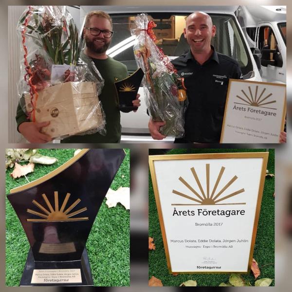 Husvagns-Expo i Bromölla årets företagare