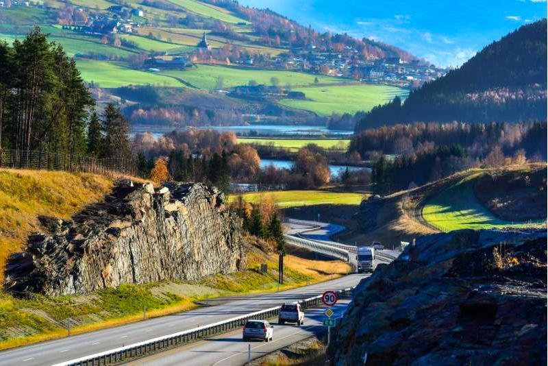 E6 genom Gudbrandsdalen får pris för sin skönhet