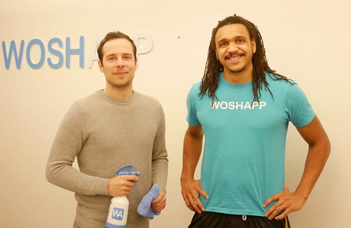 Woshapp tvättar din bil nästan utan vatten