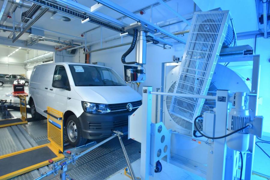 Den nya anläggningen är optimerad för det nya WLTP systemet.