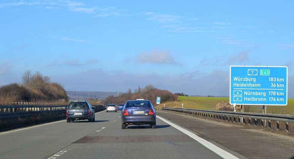 Klimatmål sänker hastighet på Autobahn?