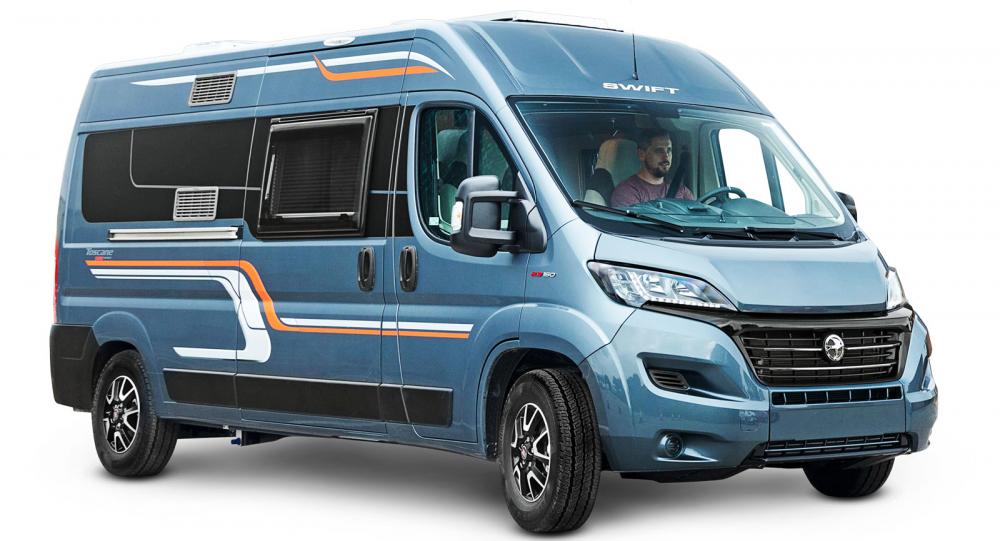 Swift Toscane 599 är en stor nyhet från den brittiska tillverkaren.