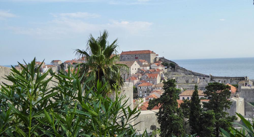 Dubrovnik i Kroatien var ett uppskattat resmål under parets resa.