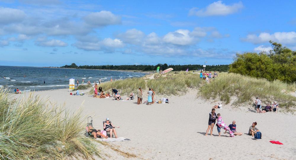 Under fina högsommardagar kan platsen på bilden vara fullsmockad av soltörstande semesterfirare.