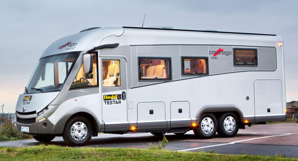Testbilen har silverlack som kostar 26 900 kr extra.