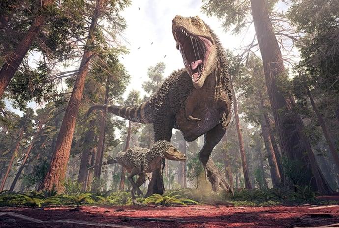 Dinosaurier invaderar Skellefteå