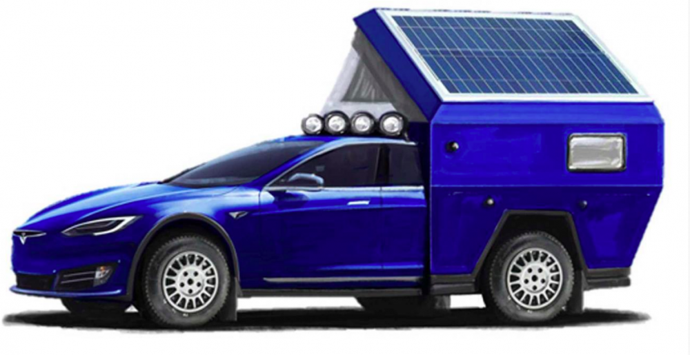 Tesla blir husbil