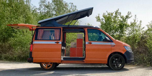 Dubbla dörrar på Flow Camper Frieda Luftig