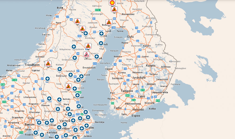 Undvik sommarens vägarbeten