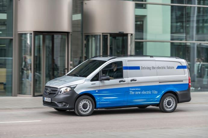 Första eldrivna Mercedes eVito i trafik