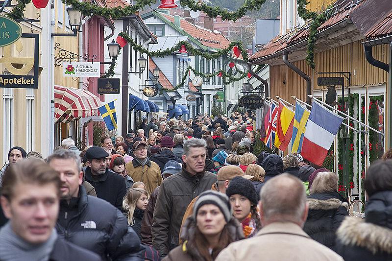 Julmarknad med historisk klang i Sigtuna