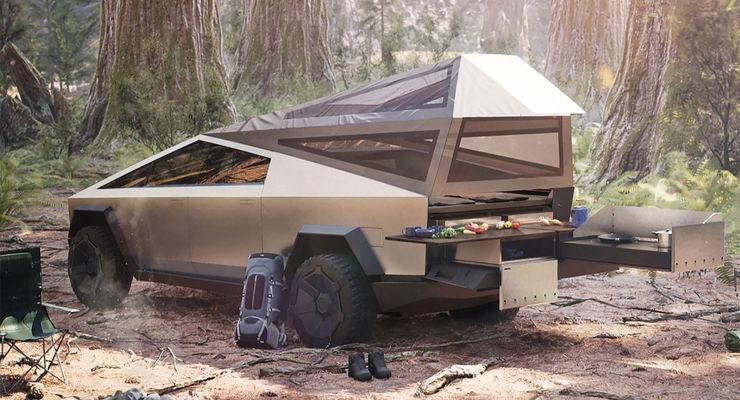 Cybertruck, Tesla visar upp sin första campingbil