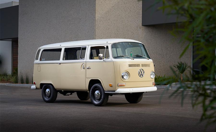 VW konverterar klassisk folkabuss till eldrift