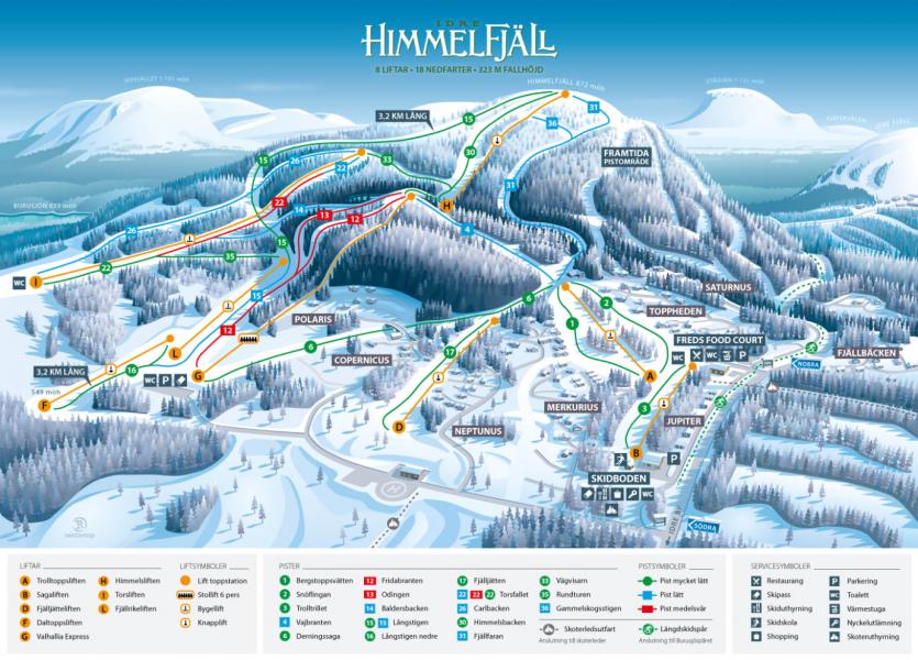 Ny skidanläggning invigd i Idre Himmelfjäll