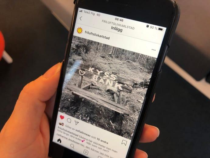 Nytt Instagramkonto ska locka ut fler i Karlstads natur