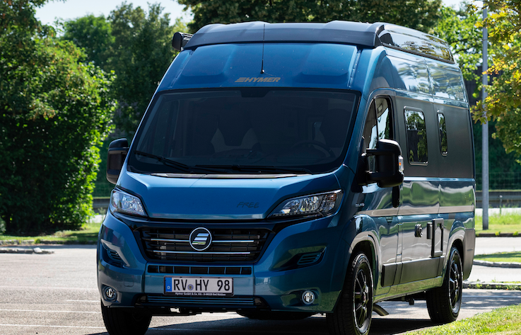 Blå liten Hymer
