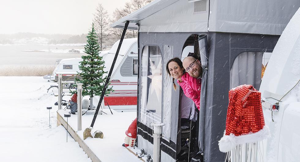 Bo Mobilt: Vintercamping och vintermys i husvagnen
