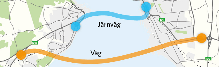Fast förbindelse vid Helsingborg lämnad till regeringarna