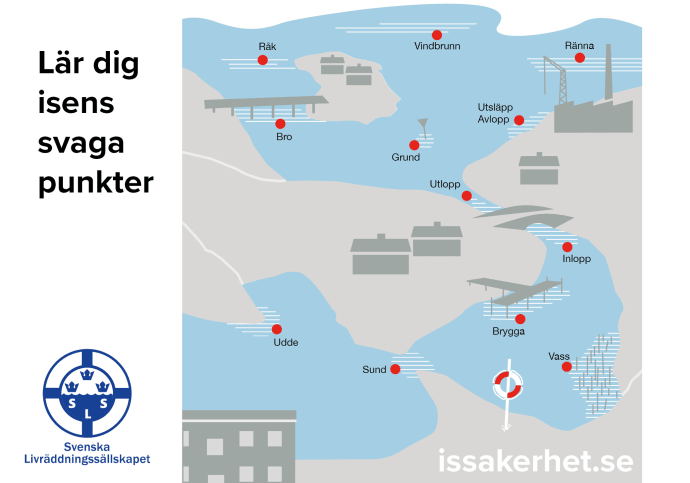 Väderomslag kräver ökad försiktighet på isarna