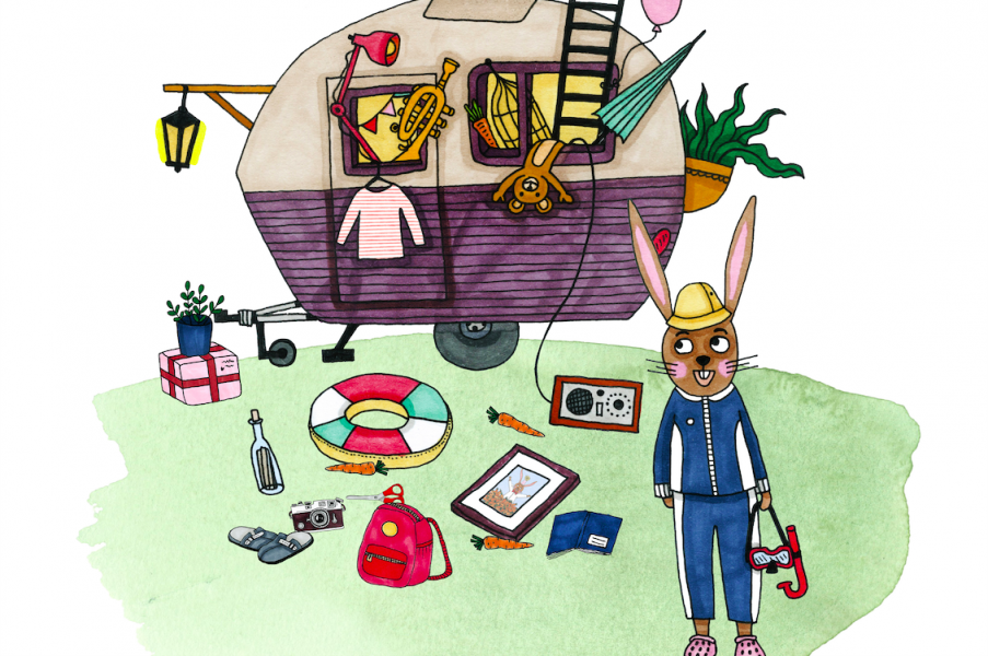 Ny barnbok om camping