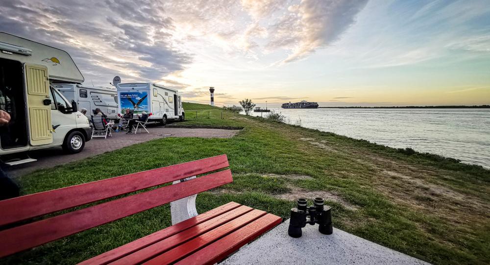 Twielenfleth: Ställplatstips vid floden Elbe i Tyskland