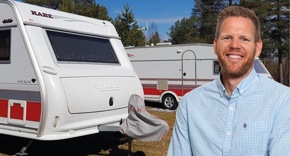 Att angöra en campingplats