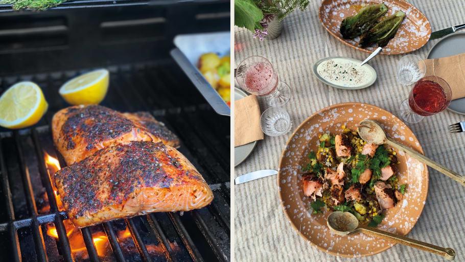 Nu blir laxen grillanpassad