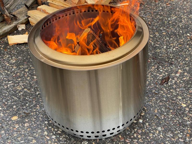 Bålstedet håller värmen