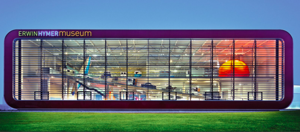 Erwin Hymer Museum är vida känt för sin futuristiska arkitektur. Nu ber Hymer politikerna att snabbt ta beslut för att framtidens husbilar ska kunna ta ett tekniksprång.