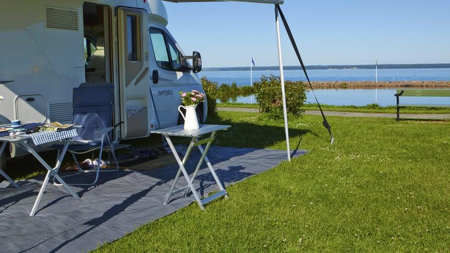 Rekordmånga turister från Tyskland och Nederländerna campade i september