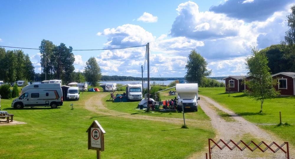 Falkuddens camping ligger ett par mil från Avesta men är en bra utgångspunkt.