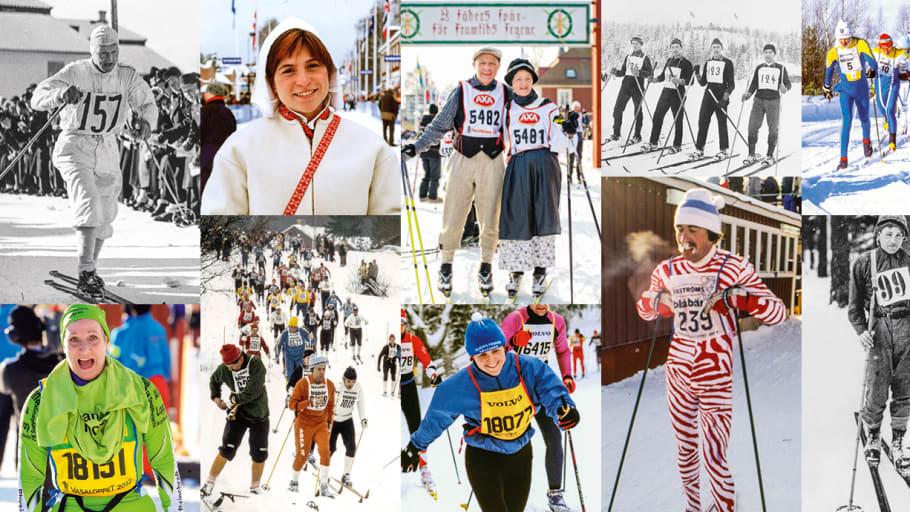 Vasaloppet 10 – på skidor genom alla tider