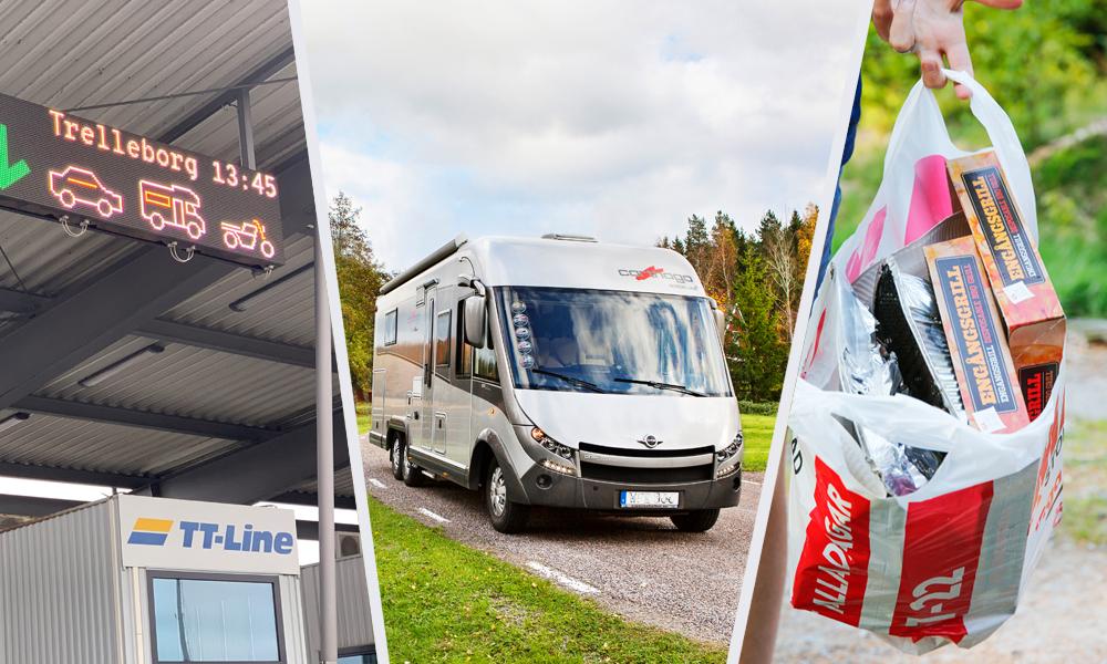 Husbilister får betala dyrt för att åka färja – och skräpar ner. Myt eller sanning om husbilsliv?