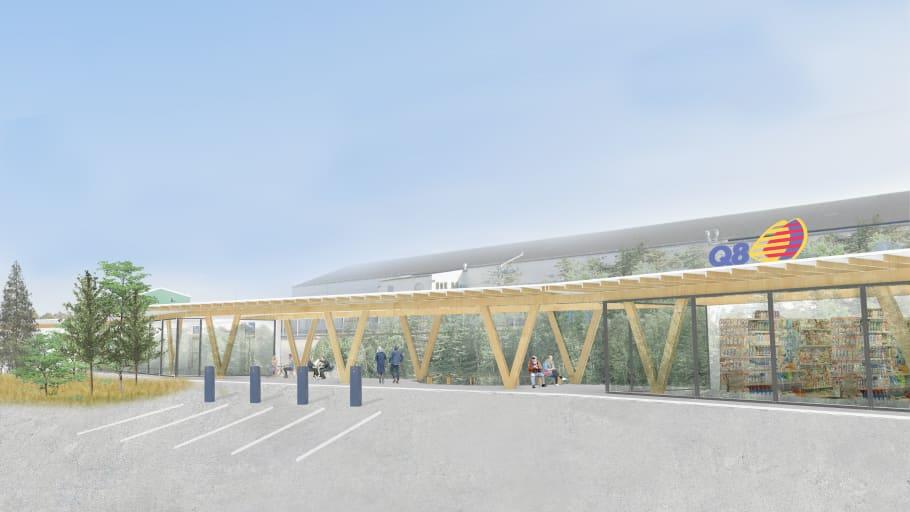 Arkitektstudenter ritar framtidens mack