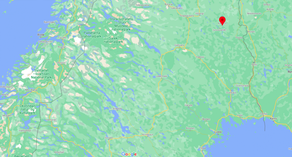 Man räddad på översvämmad camping i Kangos